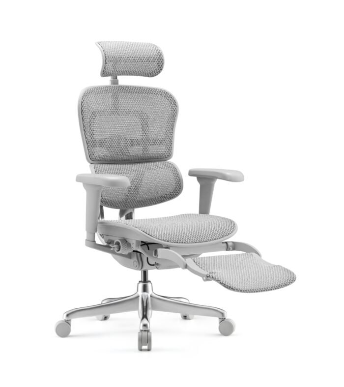 Ergohuman Ultra Cinza com Apoio de Pernas