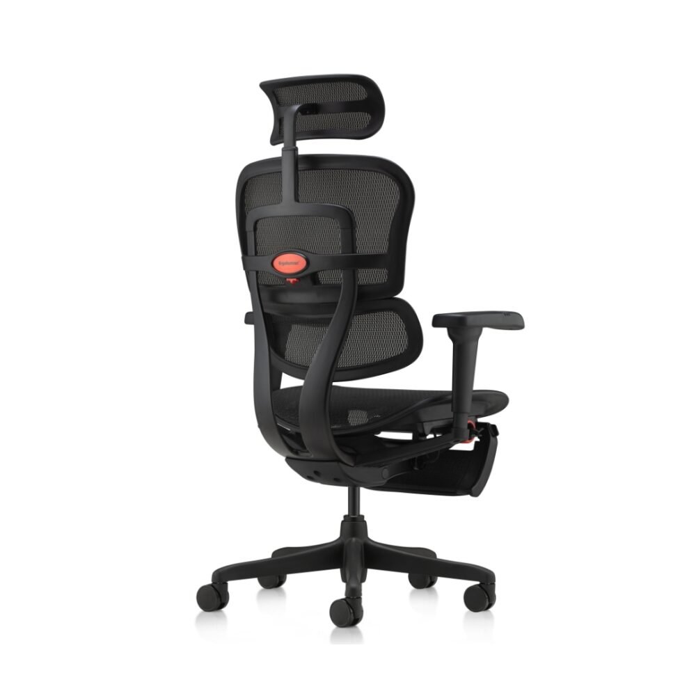 Ergohuman Ultra Gamer Preta com Apoio de Pernas - Imagem 5