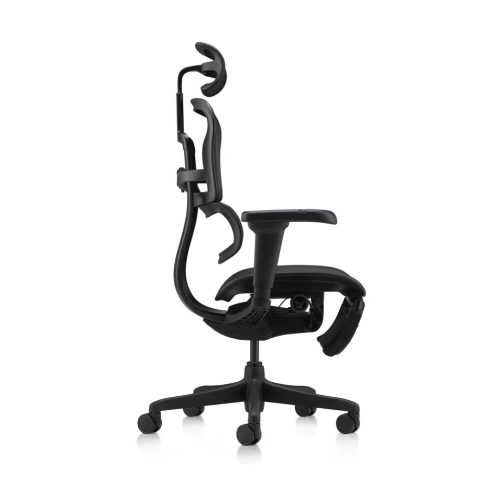 Ergohuman Ultra Gamer Signature All Black com Apoio de pernas - Imagem 5