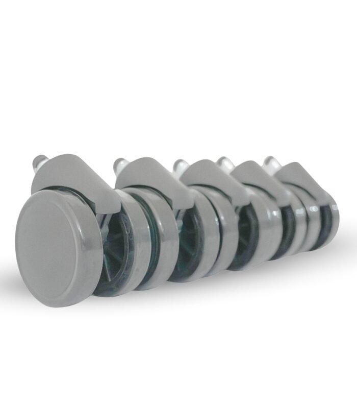 Rodízios PU Espessado para Cadeiras Ergohuman - Cinza